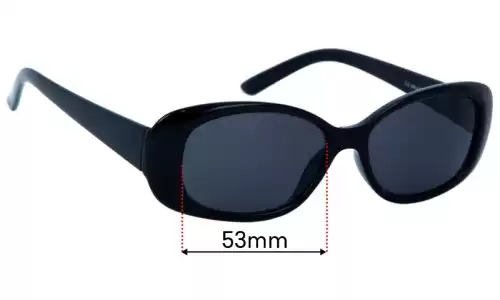 Sunglass Fix Replacement Lenses for Indie Eyewear Halifax - 53mm Wide Indie Eyewear Halifax Replacement Lenses 53mm wide