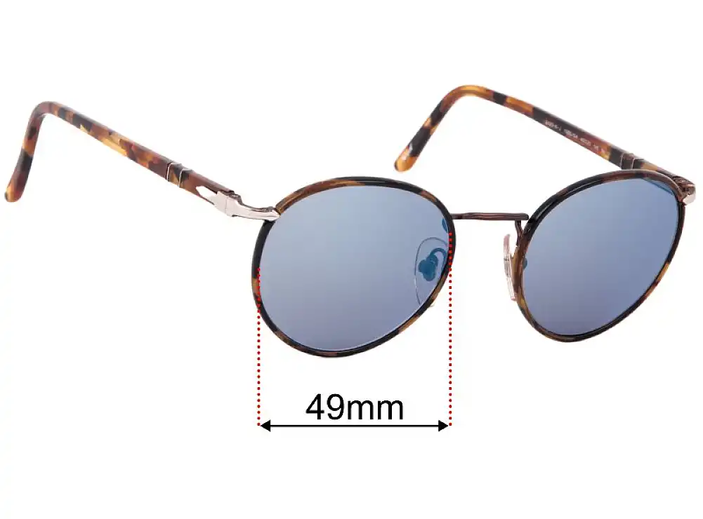Sunglass Fix Replacement Lenses for Persol 2422-S-J - 49mm Wide Sunglass Fix Replacement Lenses for Persol 2422-S-J - 49mm Wide