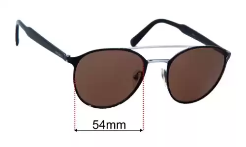 Prada SPR62T & PR62TS Replacement Lenses 54mm Sunglass Fix Replacement Lenses for Prada SPR 62T - 54mm Wide