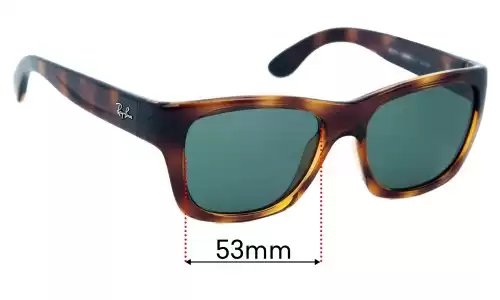 Sunglass Fix Replacement Lenses for Ray Ban RB4194 - 53mm Wide Ray Ban RB4194 Replacement Lenses 53mm wide
