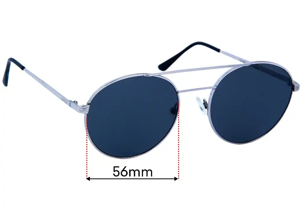 Sunglass Fix Replacement Lenses for Boggi Capri - 56mm Wide Sunglass Fix Replacement Lenses for Boggi Capri - 56mm Wide