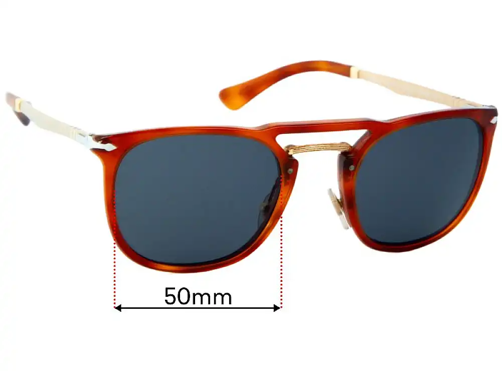 Sunglass Fix Replacement Lenses for Persol 3265-S - 50mm Wide Sunglass Fix Replacement Lenses for Persol 3265-S - 50mm Wide