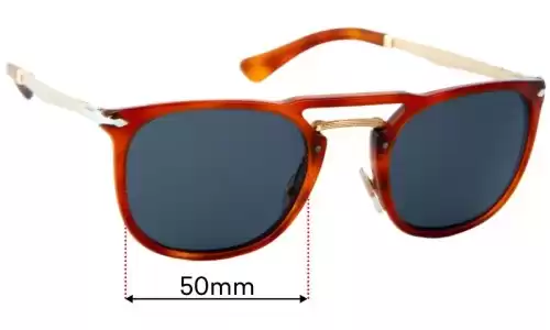 Sunglass Fix Replacement Lenses for Persol 3265-S - 50mm Wide Persol 3265-S Replacement Lenses 50mm wide