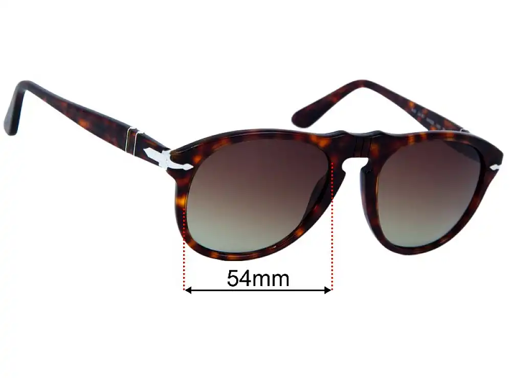 Sunglass Fix Replacement Lenses for Persol 649 - 54mm Wide Sunglass Fix Replacement Lenses for Persol 649 - 54mm Wide