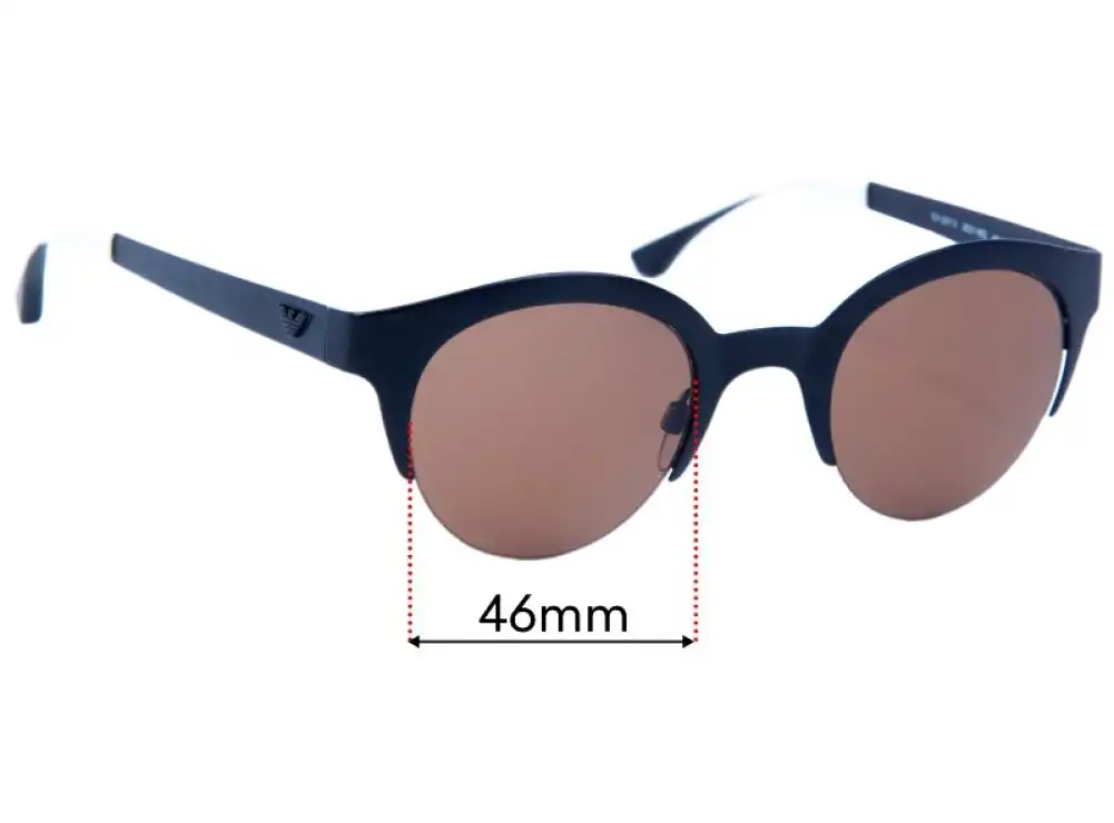 Sunglass Fix Replacement Lenses for Emporio Armani EA 2013 - 46mm Wide Sunglass Fix Replacement Lenses for Emporio Armani EA 2013 - 46mm Wide