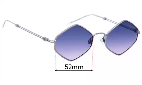 Sunglass Fix Replacement Lenses for Emporio Armani EA 2085 - 52mm Wide Emporio Armani EA 2085 Replacement Lenses 52mm wide