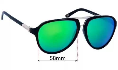 Sunglass Fix Replacement Lenses for Versace MOD 4223 - 58mm Wide Versace MOD 4223 Replacement Lenses 58mm wide