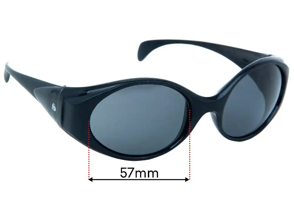 Sunglass Fix Replacement Lenses for Bolle Puff Adder - 57mm Wide Sunglass Fix Replacement Lenses for Bolle Puff Adder - 57mm Wide