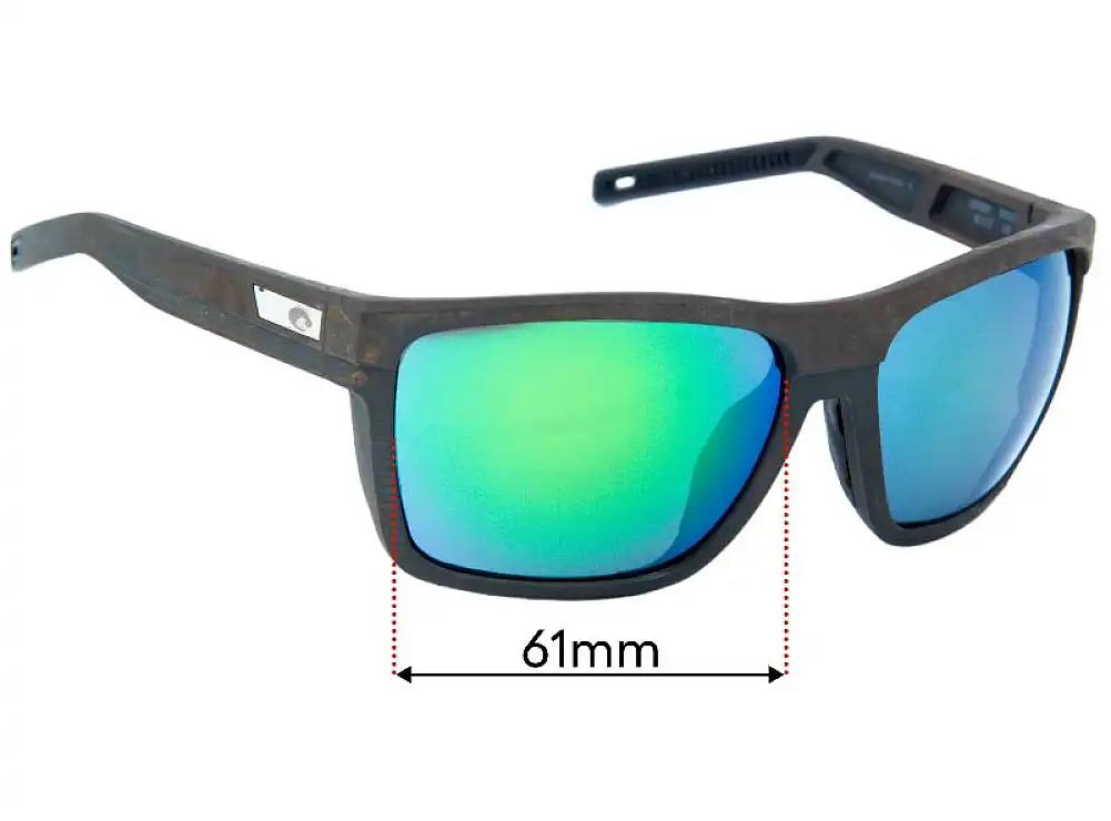 Costa Del Mar Pargo Replacement Lenses - 61mm Costa Del Mar Pargo Replacement Lenses - 61mm