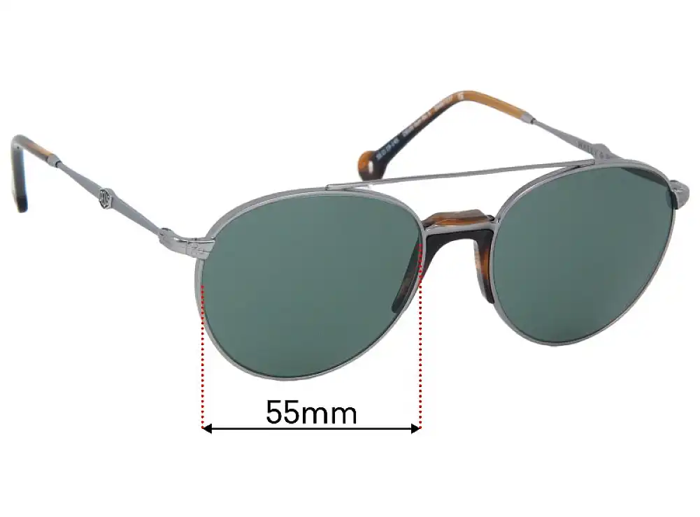 Sunglass Fix Replacement Lenses for Dues Ex Machina DEUS Sun Rx 5 - 55mm Sunglass Fix Replacement Lenses for Dues Ex Machina DEUS Sun Rx 5 - 55mm