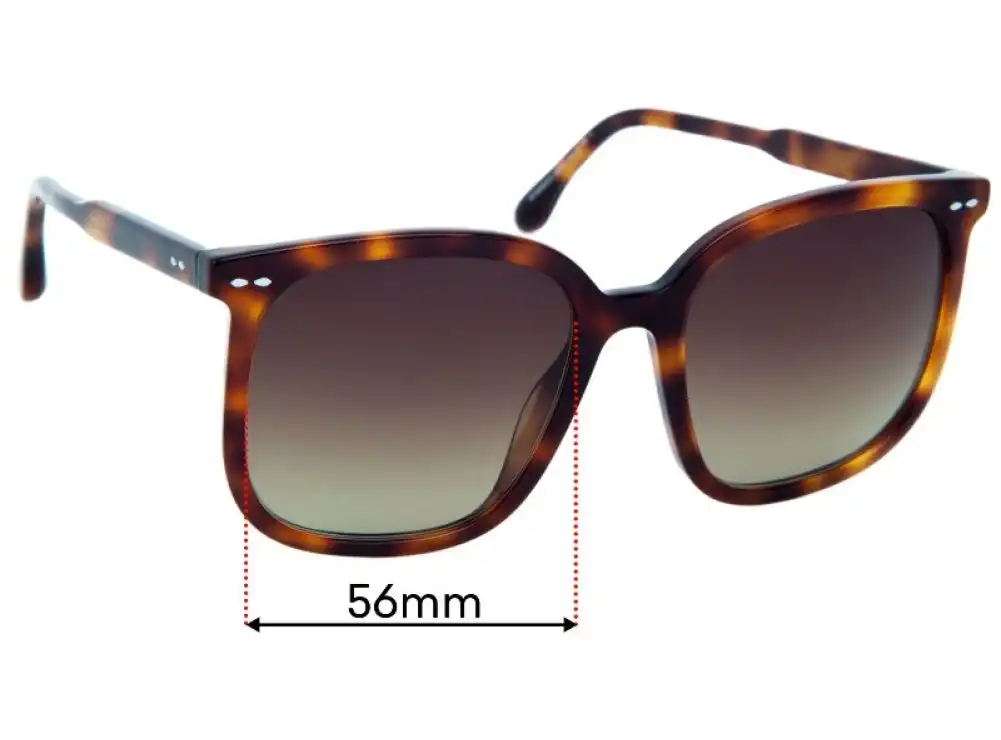 Sunglass Fix Replacement Lenses for Isabel Marant IM0008/G/S - 56mm Wide Sunglass Fix Replacement Lenses for Isabel Marant IM0008/G/S - 56mm Wide