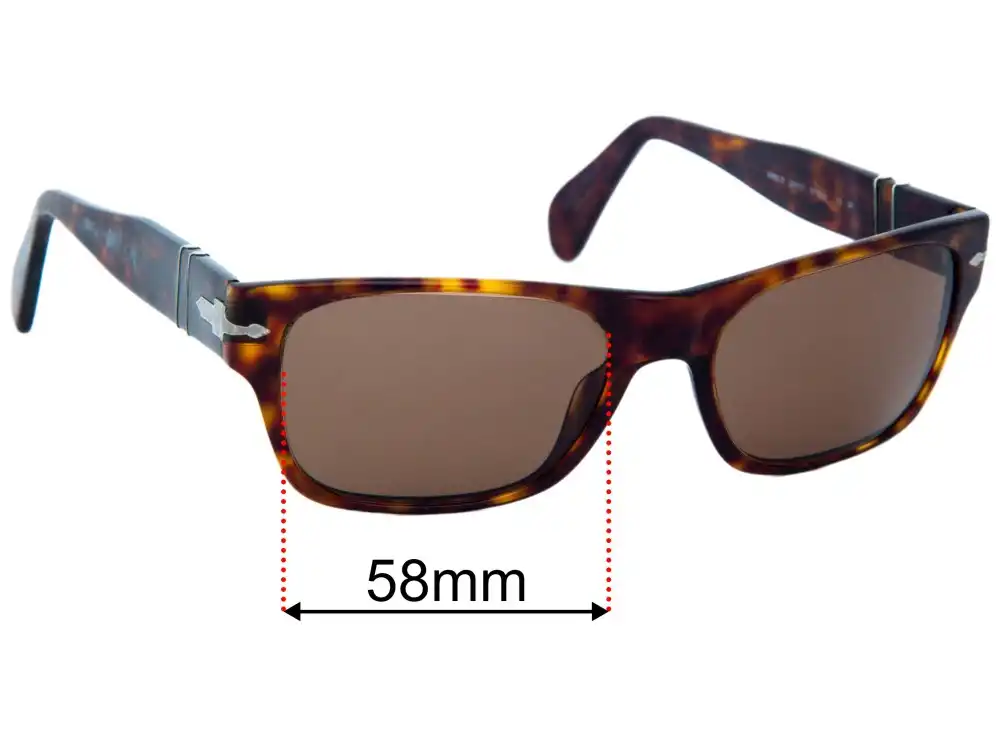 Persol 2993-S Replacement Lenses - 58mm Persol 2993-S Replacement Lenses - 58mm