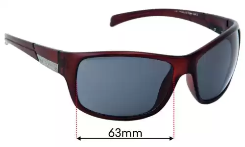 Sunglass Fix Replacement Lenses for Polaroid P8360 - 63mm Wide Polaroid P8360 Replacement Lenses 63mm wide