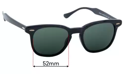 Sunglass Fix Replacement Lenses for Ray-Ban RB2298 Hawkeye - 52mm Wide Ray-Ban RB2298 Hawkeye Replacement Lenses 52mm wide