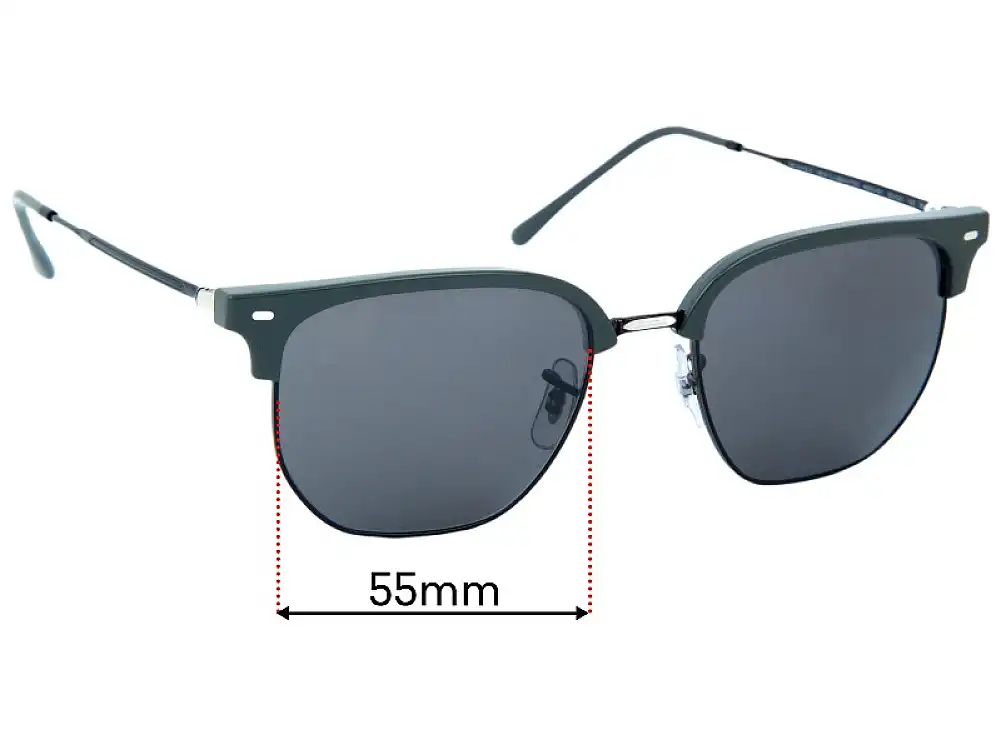 Sunglass Fix Replacement Lenses for Ray-Ban RB4416-F New Clubmaster - 55mm Wide Sunglass Fix Replacement Lenses for Ray-Ban RB4416-F New Clubmaster - 55mm Wide