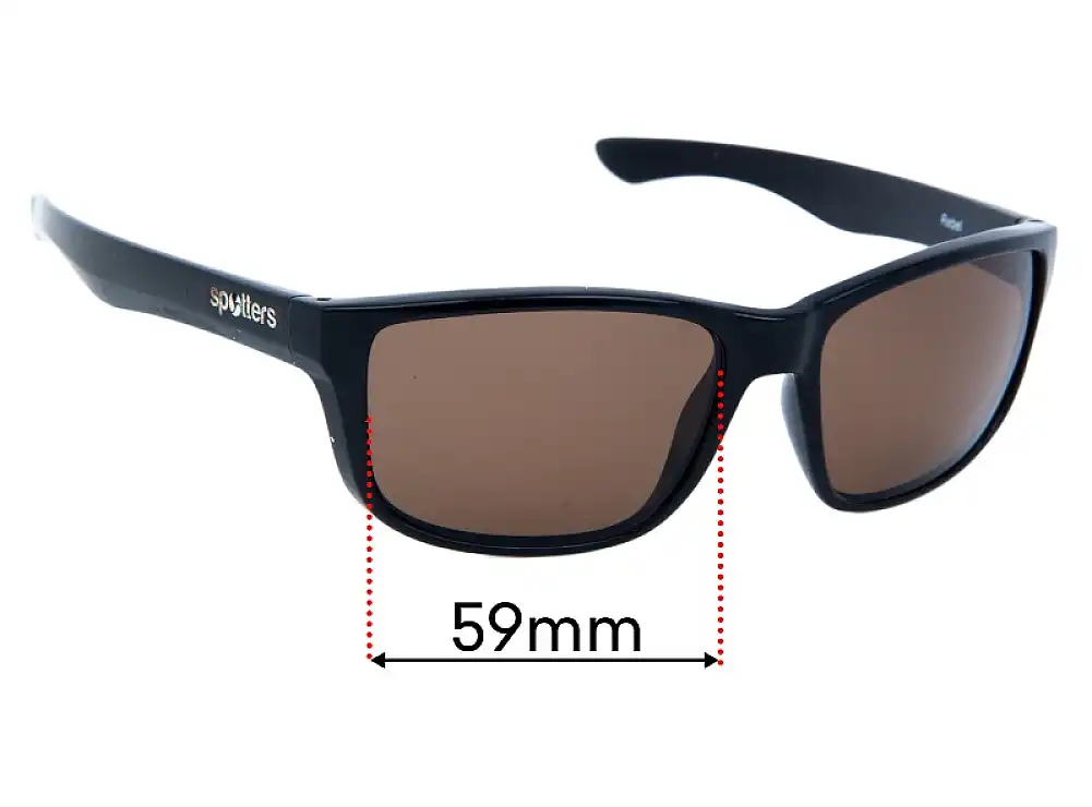 Sunglass Fix Replacement Lenses for Spotters Rebel - 59mm Wide Sunglass Fix Replacement Lenses for Spotters Rebel - 59mm Wide