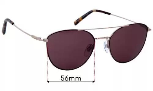Carla Zampatti Sun Rx 22 Replacement Lenses - 56mm Carla Zampatti Sun Rx 22 Replacement Sunglass Lenses - 56mm