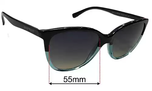 Emporio Armani EA4110 Replacement Lenses 55mm Emporio Armani EA4110 Replacement Sunglass Lenses - 55mm Wide