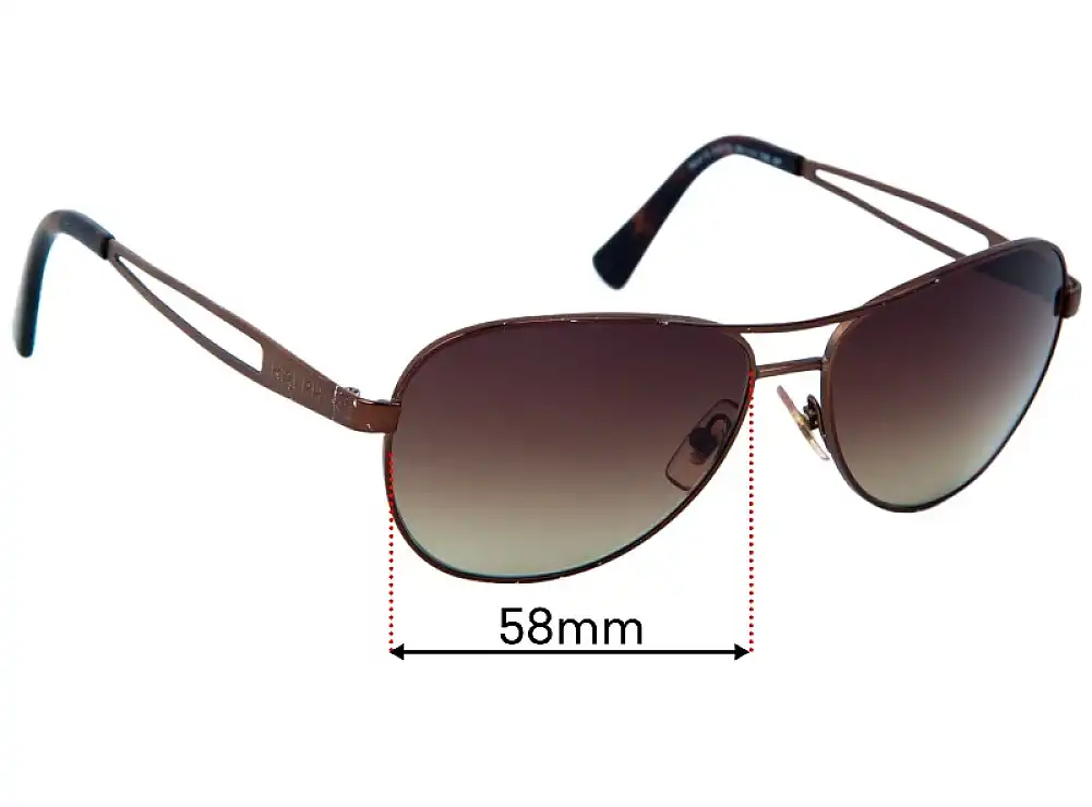 Sunglass Fix Replacement Lenses for Polo RA 4115 - 58mm Wide Sunglass Fix Replacement Lenses for Polo RA 4115 - 58mm Wide