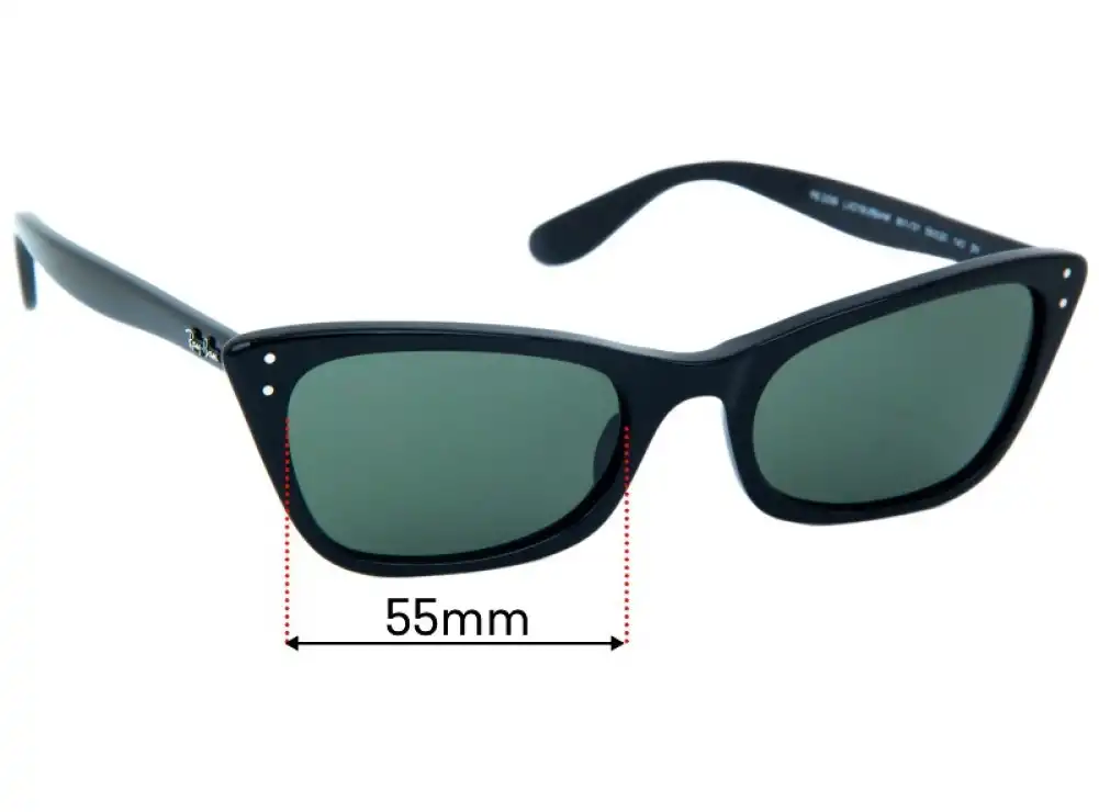 Sunglass Fix Replacement Lenses for Ray-Ban RB2299 Lady Burbank - 55mm Wide Sunglass Fix Replacement Lenses for Ray-Ban RB2299 Lady Burbank - 55mm Wide