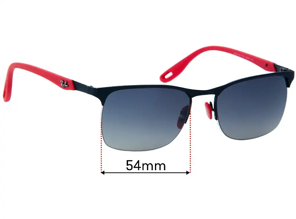 Ray Ban RB8416M Replacement Lenses - 54mm Ray Ban RB8416M Replacement Lenses - 54mm