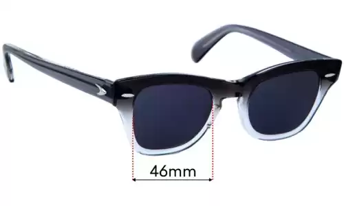 Sunglass Fix Replacement Lenses for Bausch & Lomb B&L 4620 - 46mm Wide Bausch & Lomb B&L 4620 Replacement Lenses 46mm wide