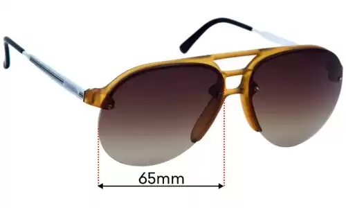 Carrera Mod 5560 Replacement Lenses - 65mm Carrera Mod 5560 Replacement Sunglass Lenses - 65mm
