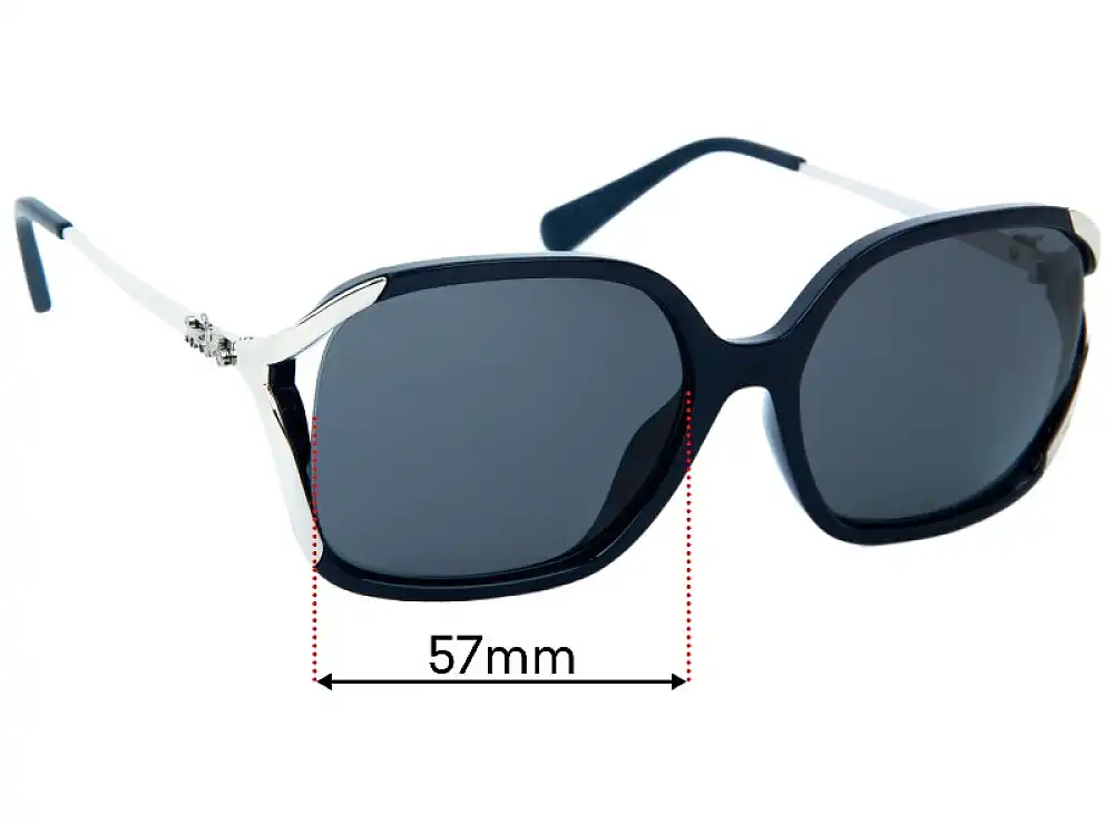 Sunglass Fix Replacement Lenses Coach HC8280U - 57mm Sunglass Fix Replacement Lenses Coach HC8280U - 57mm