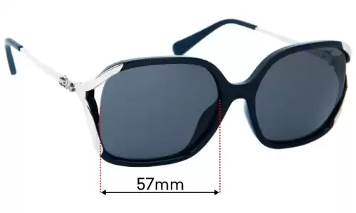 Sunglass Fix Replacement Lenses Coach HC8280U - 57mm Sunglass Fix Replacement Sunglass Lenses Coach HC8280U - 57mm