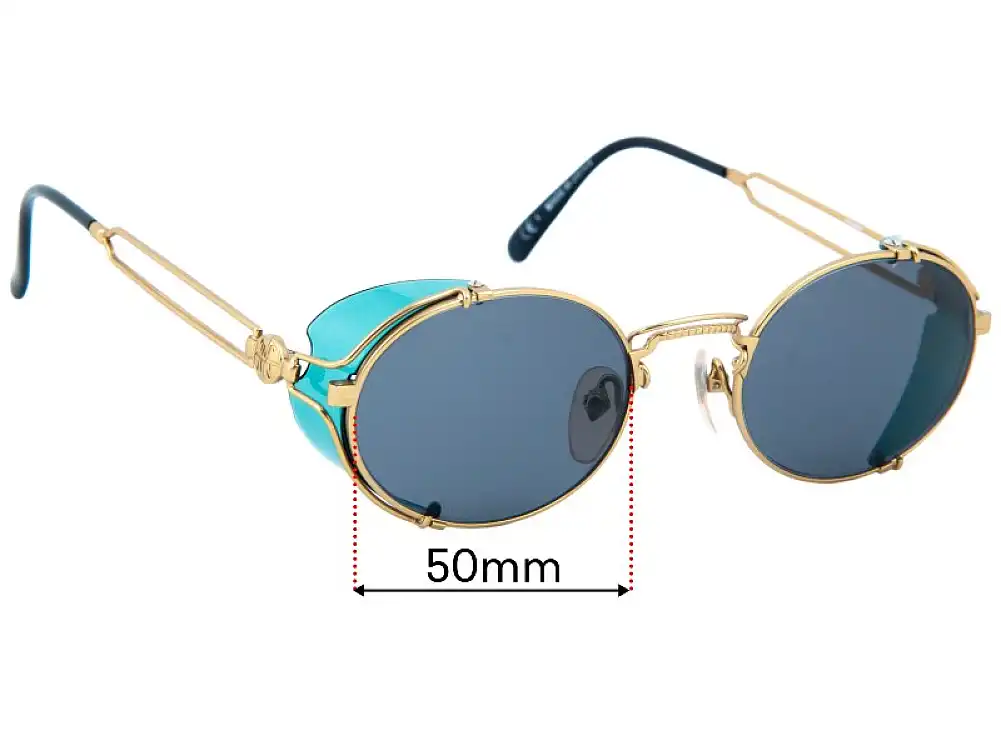 Sunglass Fix Replacement Lenses Jean Paul Gaultier 58-6105 - 50mm Wide Sunglass Fix Replacement Lenses Jean Paul Gaultier 58-6105 - 50mm Wide