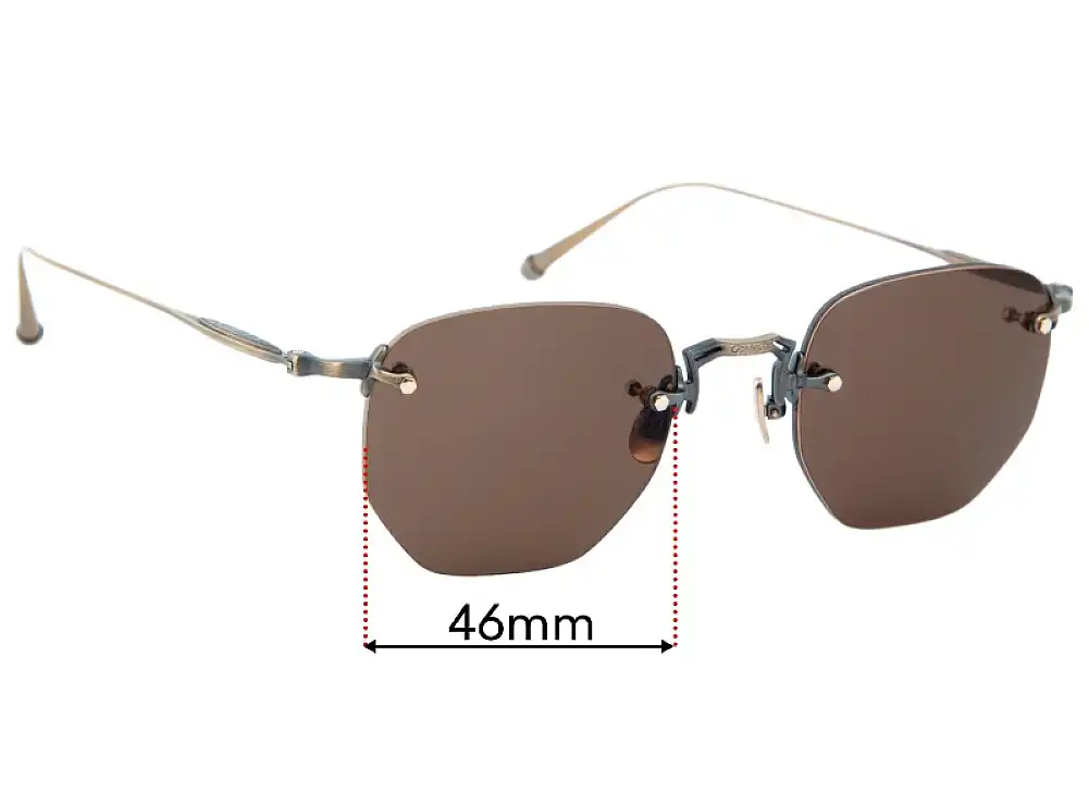Matsuda M3104 Replacement Lenses - 46mm Matsuda M3104 Replacement Lenses - 46mm