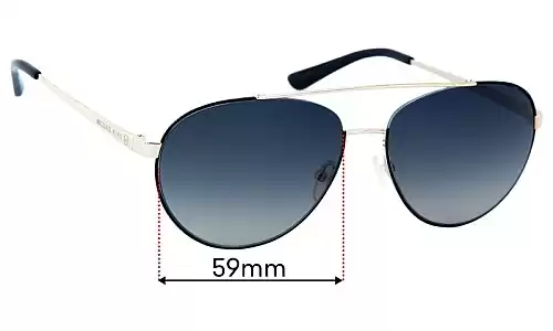 Michael Kors MK1071 Aventura Replacement Lenses - 59mm Michael Kors MK1071 Aventura Replacement Sunglass Lenses - 59mm