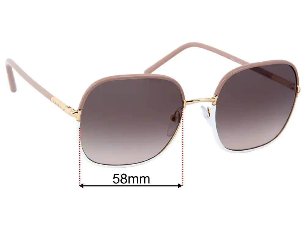 Sunglass Fix Replacement Lenses for Prada SPR67X - 58mm Wide Sunglass Fix Replacement Lenses for Prada SPR67X - 58mm Wide