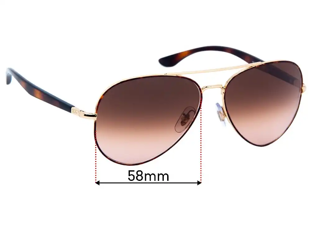 Sunglass Fix Replacement Lenses for Ray-Ban RB3675 - 58mm Wide Sunglass Fix Replacement Lenses for Ray-Ban RB3675 - 58mm Wide