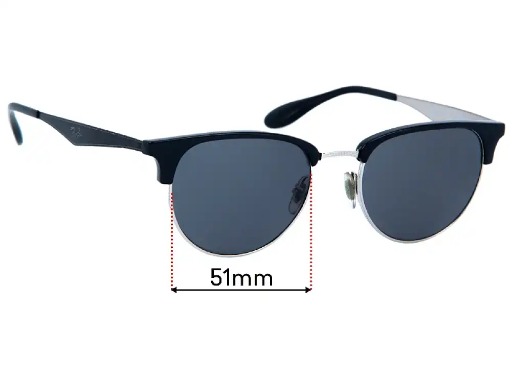 Sunglass Fix Replacement Lenses for Ray-Ban RB6396 - 51mm Wide Sunglass Fix Replacement Lenses for Ray-Ban RB6396 - 51mm Wide