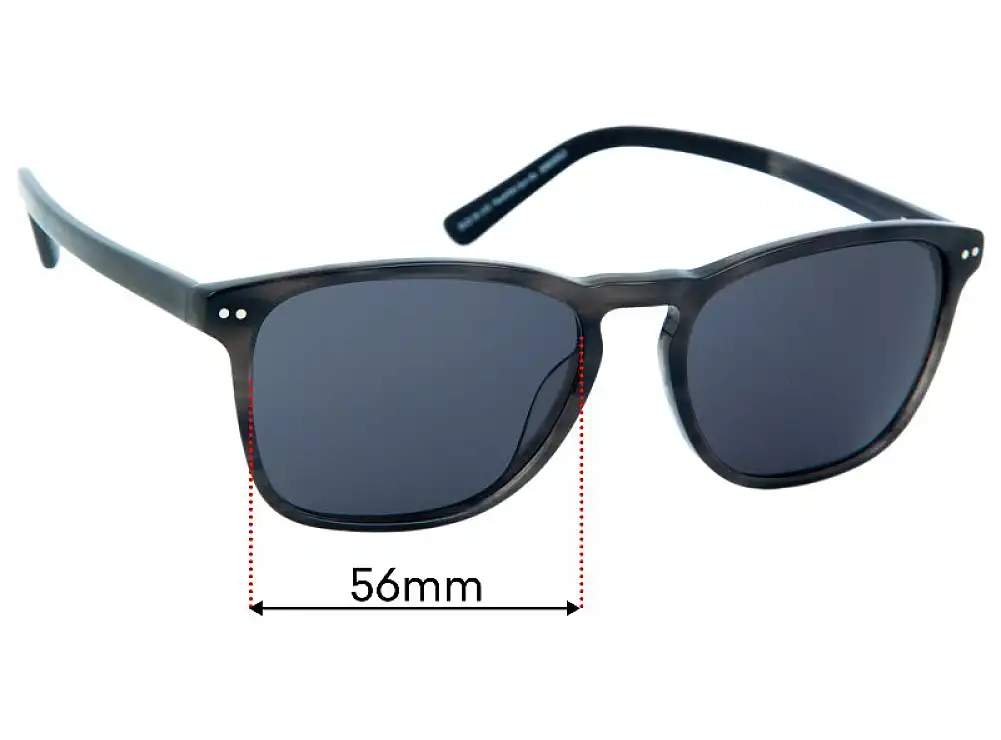 Sunglass Fix Replacement Lenses for Specsavers Monkfish Sun Rx - 56mm Wide Sunglass Fix Replacement Lenses for Specsavers Monkfish Sun Rx - 56mm Wide