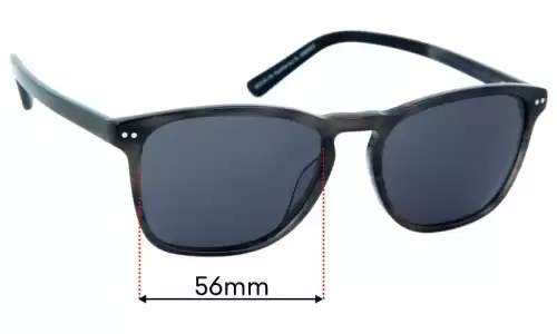 Sunglass Fix Replacement Lenses for Specsavers Monkfish Sun Rx - 56mm Wide Specsavers Monkfish Sun Rx Replacement Lenses 56mm wide