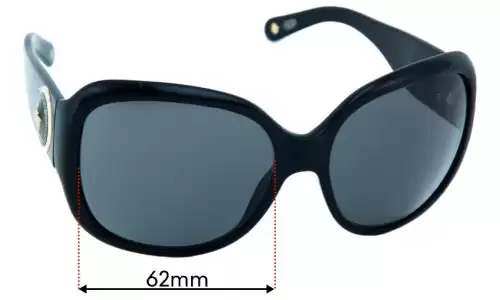 Sunglass Fix Replacement Lenses for Versace MOD 4243 - 62mm Wide Versace MOD 4243 Replacement Lenses 62mm wide