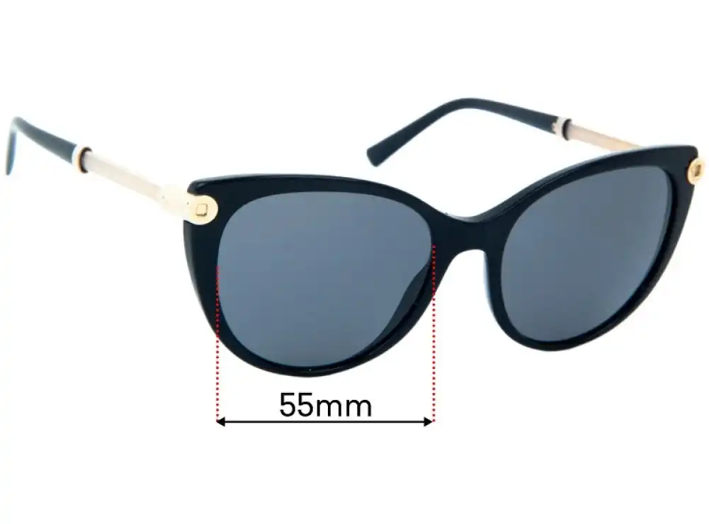 Sunglass Fix Replacement Lenses for Versace VE4364QA - 55mm Wide Sunglass Fix Replacement Lenses for Versace VE4364QA - 55mm Wide