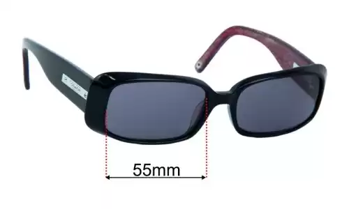 Sunglass Fix Replacement Lenses for Coach Megan S427 - 55mm Wide Coach Megan S427 Replacement Lenses 55mm wide