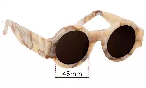 Sunglass Fix Replacement Lenses for Gorman Polly - 45mm Wide Gorman Polly Replacement Lenses 45mm wide