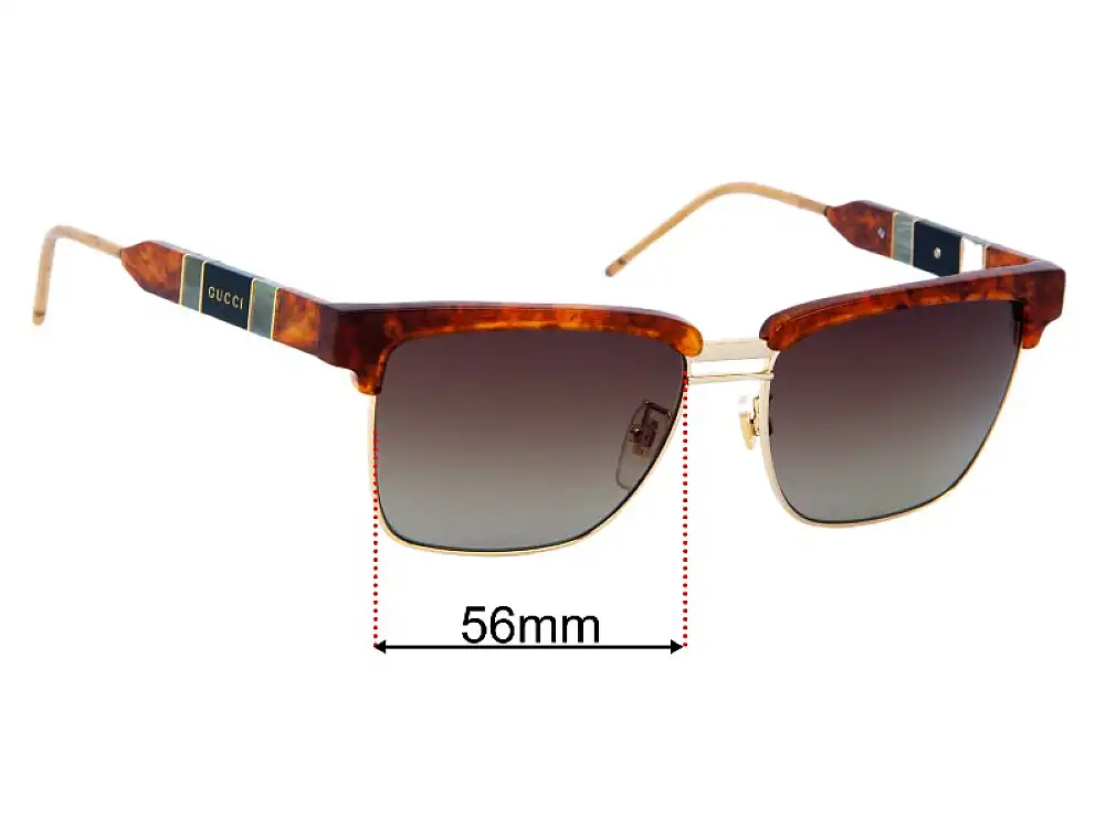 Gucci GG0603S Replacement Lenses 56mm Gucci GG0603S Replacement Lenses 56mm