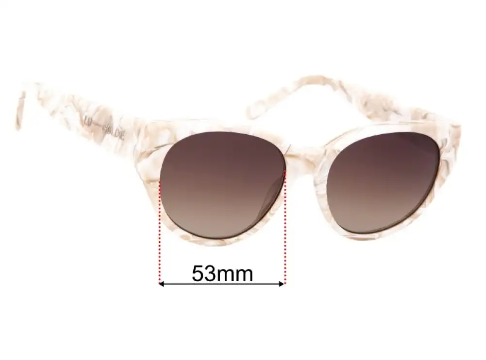Lu Goldie Mieli Replacement Lenses 53mm Lu Goldie Mieli Replacement Lenses 53mm