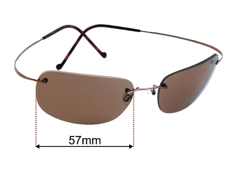 Sunglass Fix Replacement Lenses for Maui Jim MJ502 Kapalua - 57mm Wide Sunglass Fix Replacement Lenses for Maui Jim MJ502 Kapalua - 57mm Wide