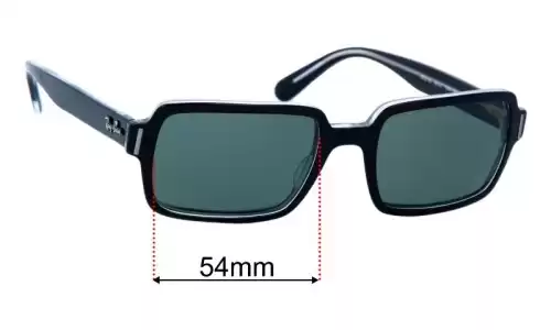 Sunglass Fix Replacement Lenses for Ray-Ban RB2189 Benji - 54mm Wide Ray-Ban RB2189 Benji Replacement Lenses 54mm wide