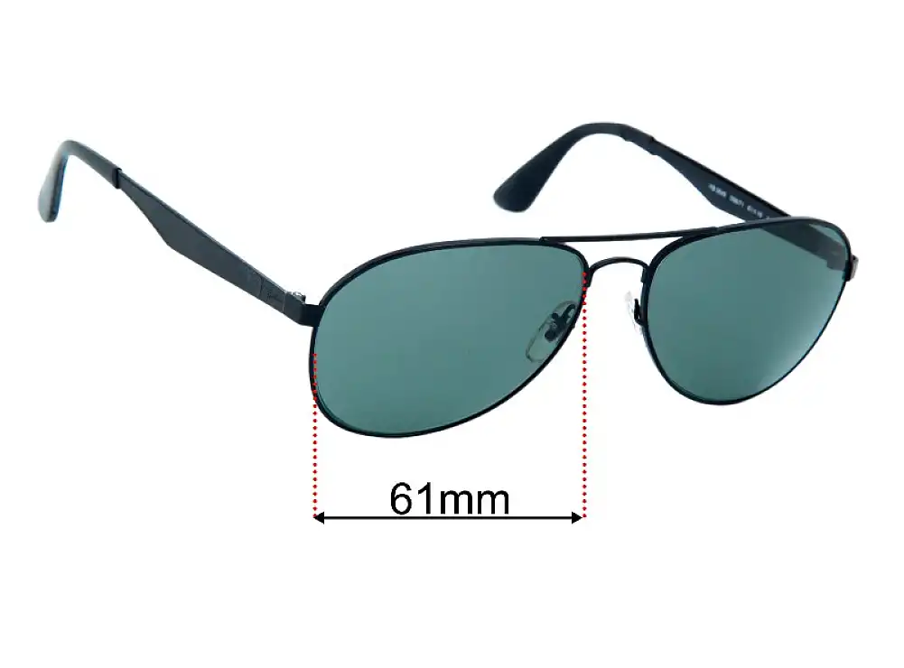 Sunglass Fix Replacement Lenses for Ray-Ban RB3549 - 61mm Wide Sunglass Fix Replacement Lenses for Ray-Ban RB3549 - 61mm Wide