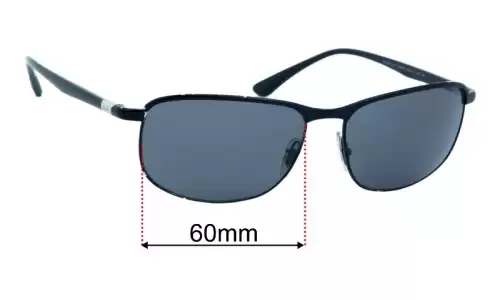 Sunglass Fix Replacement Lenses for Ray-Ban RB3671 - 60mm Wide Ray-Ban RB3671 Replacement Lenses 60mm wide