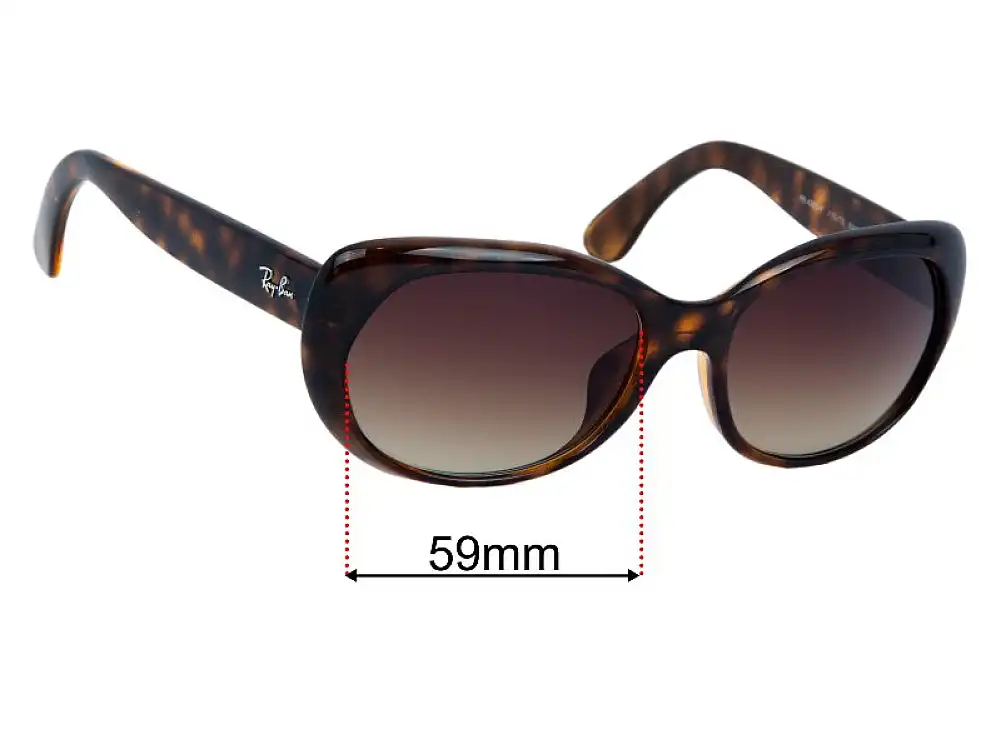 Sunglass Fix Replacement Lenses for Ray-Ban RB4325-F - 59mm Wide Sunglass Fix Replacement Lenses for Ray-Ban RB4325-F - 59mm Wide