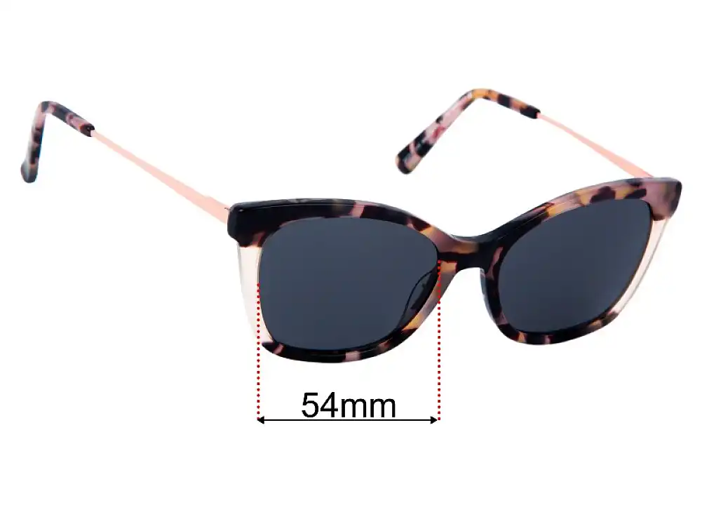 Replacement Lenses for Specsavers Whitehaven Sun Rx- 54mm Wide Replacement Lenses for Specsavers Whitehaven Sun Rx- 54mm Wide