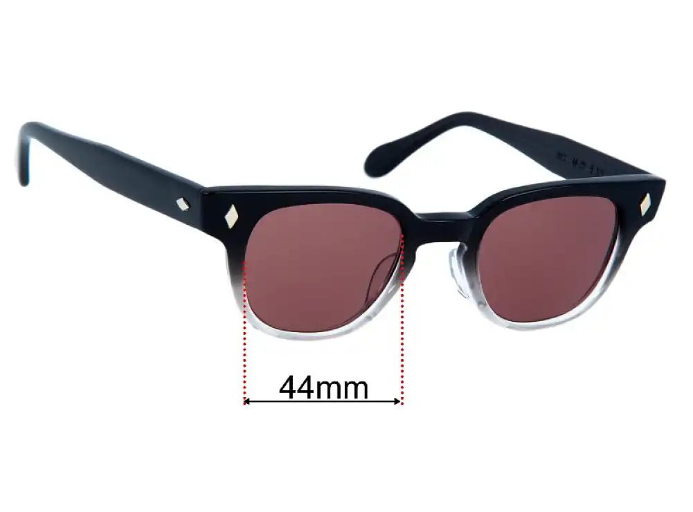 Sunglass Fix Replacement Lenses for Tart Optical Brian - 44mm Wide Sunglass Fix Replacement Lenses for Tart Optical Brian - 44mm Wide